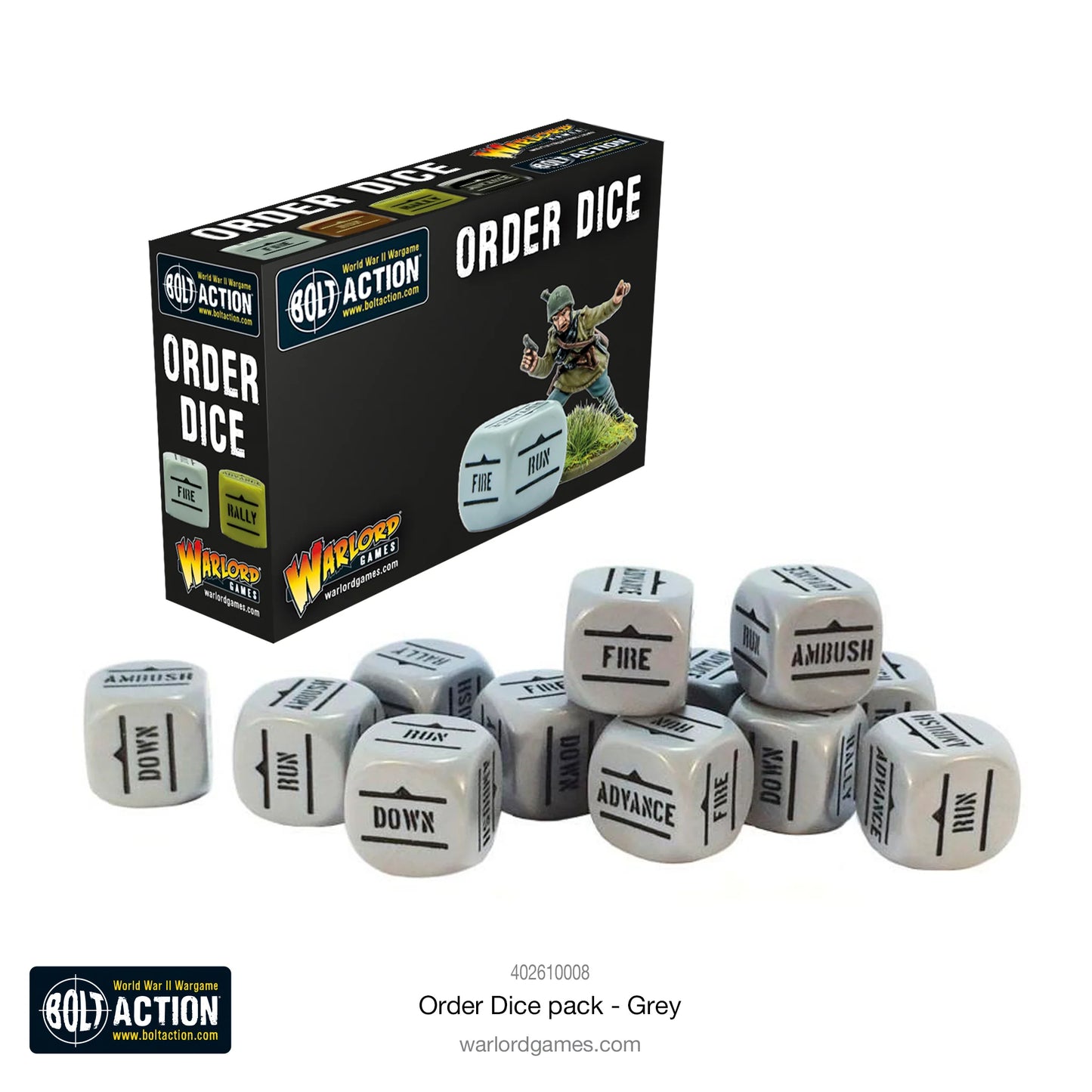 Order Dice Pack - Grey