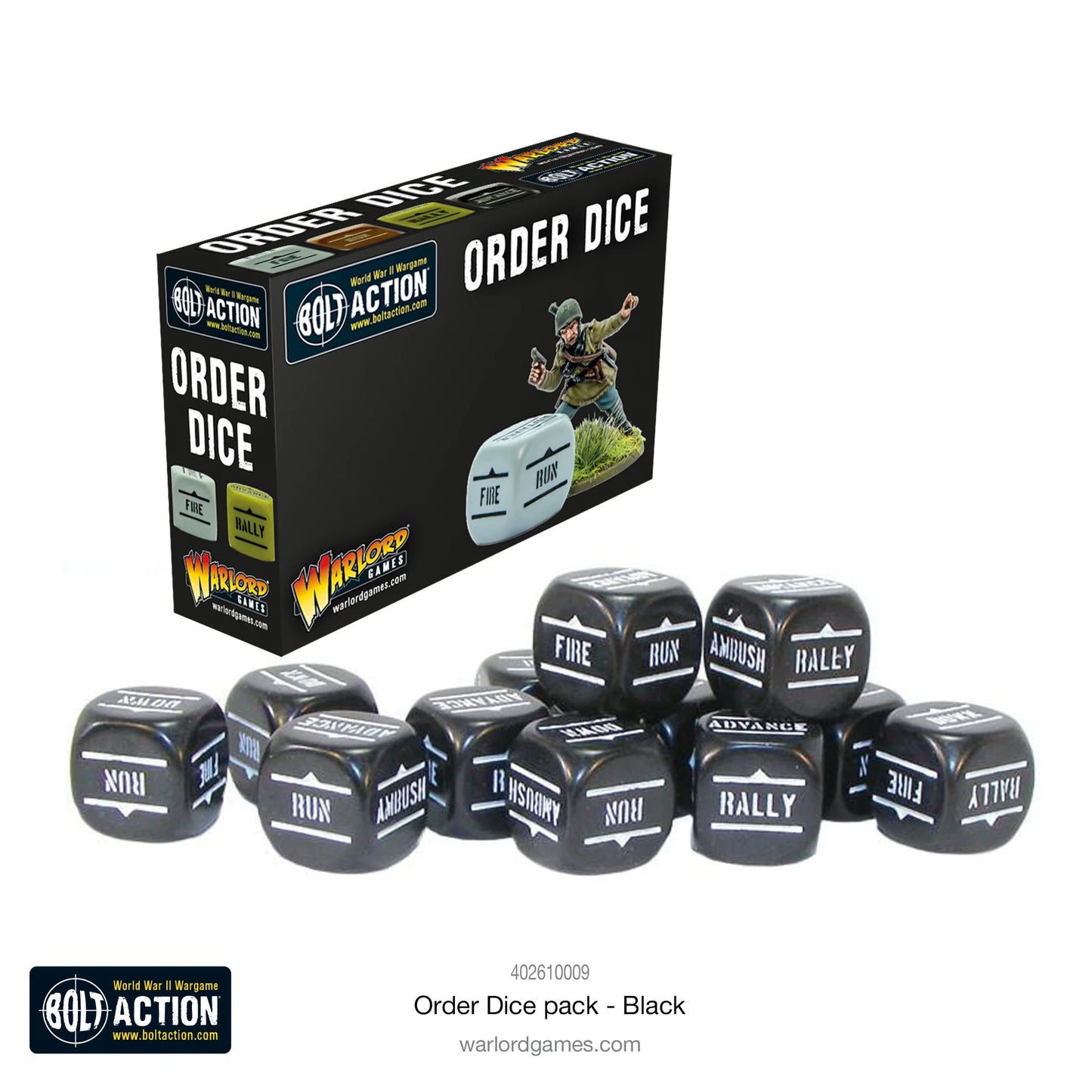 Order Dice Pack - Black
