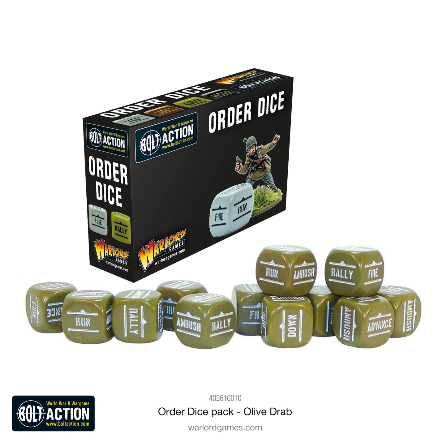 Order Dice Pack - Olive Drab