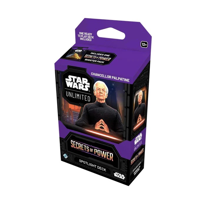 Star Wars: Unlimited - Secrets of Power Spotlight Deck Chancellor Palpatine