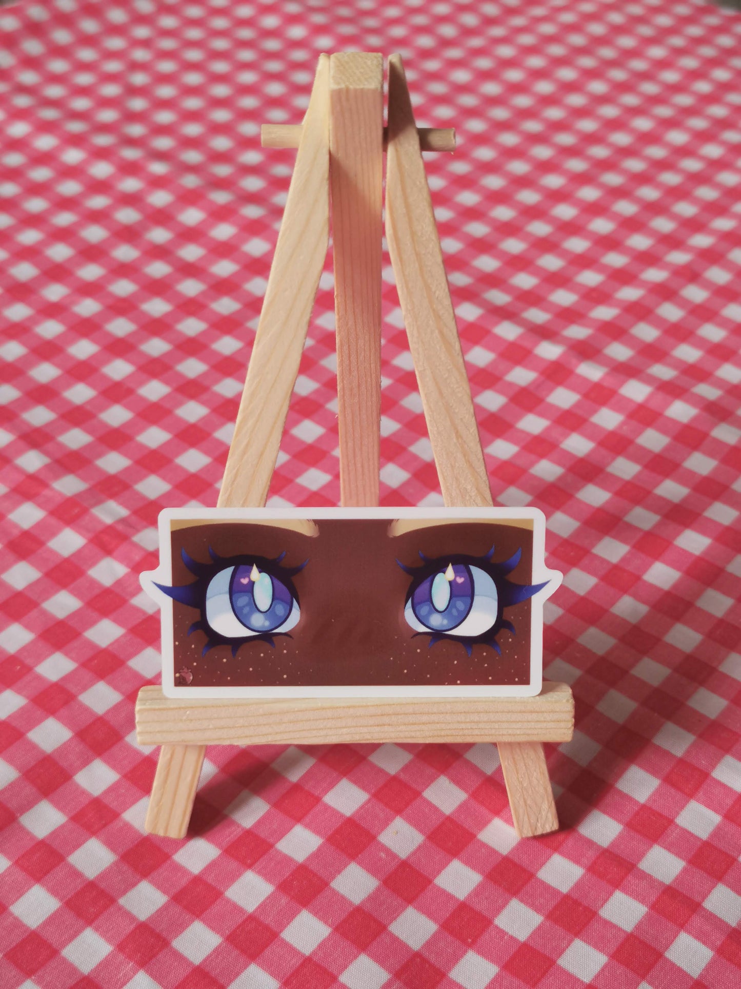 Royal Blue Eyes Sticker