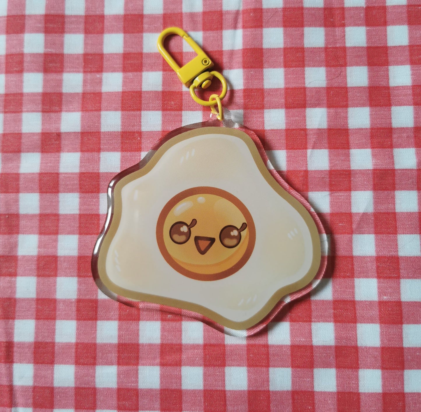 Breakfast Egg Keychain