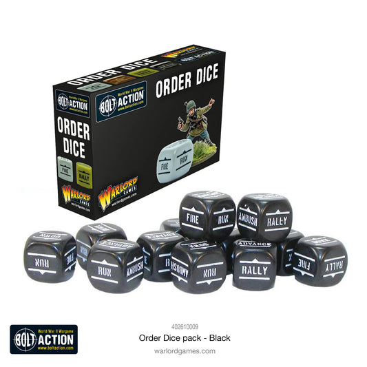 Order Dice Pack - Black