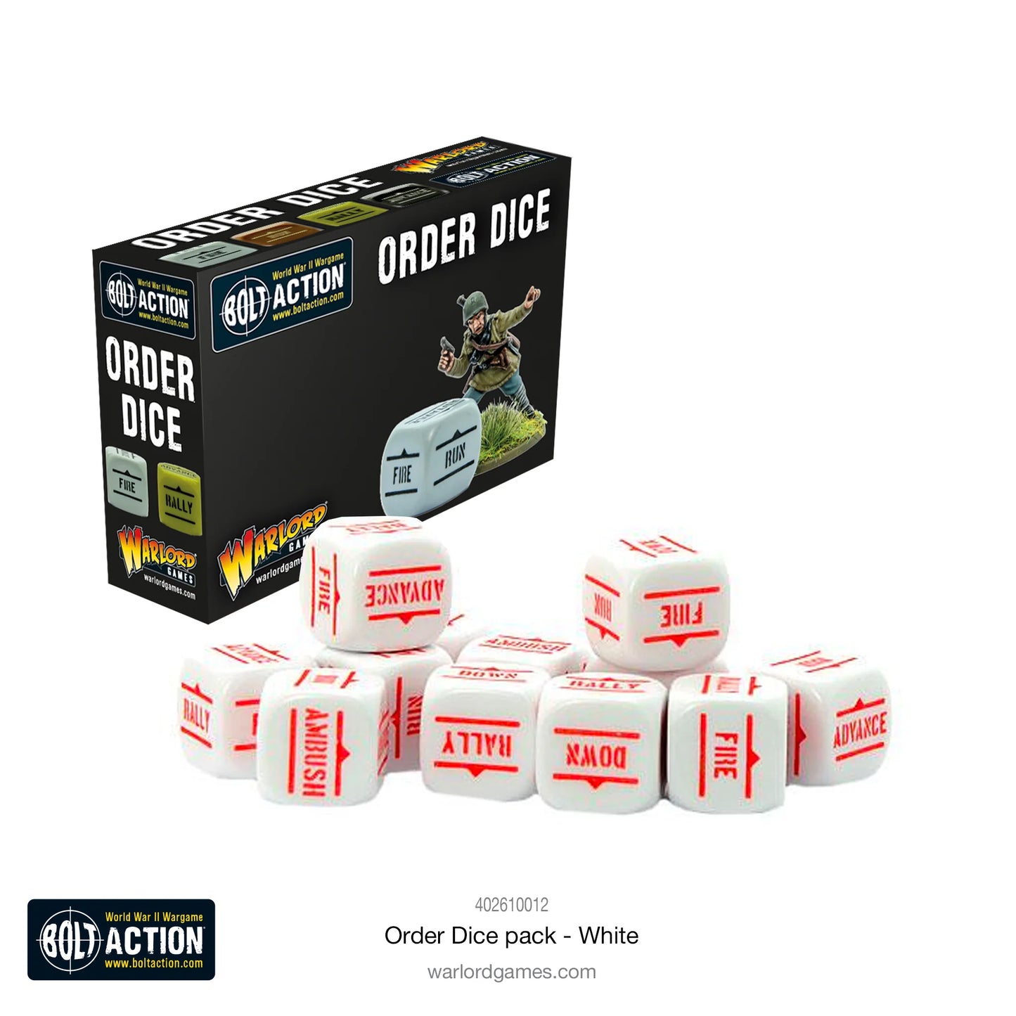 Order Dice Pack - White