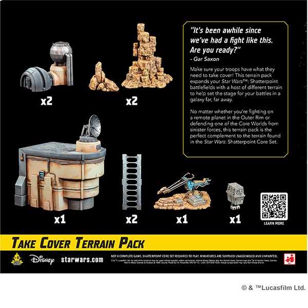 Star Wars Shatterpoint Take Cover Terrain Pack