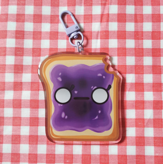 Breakfast Toast Keychain
