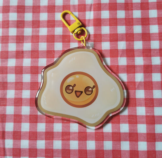 Breakfast Egg Keychain