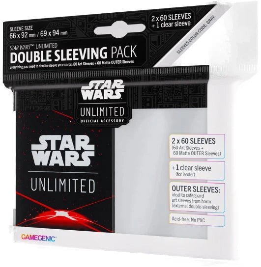 Star Wars: Unlimited Double Sleeving Pack - Space Red